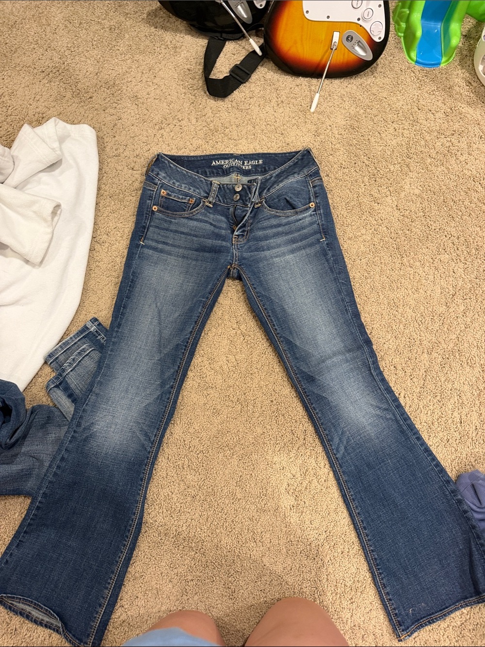American Eagle Outfitters Dark Blue Flared Jeans